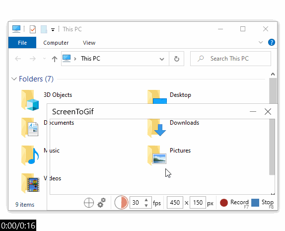 Record a GIF on Windows
